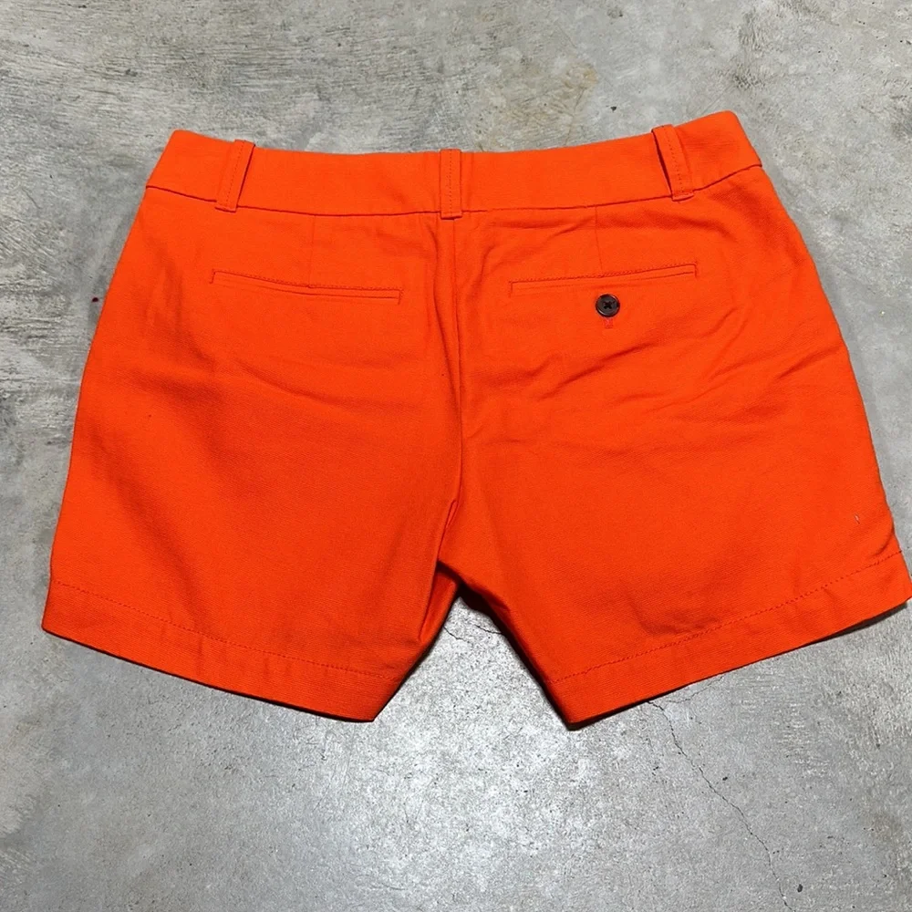 j.Crew orange zip front shorts / Size 2 / Q-63‎